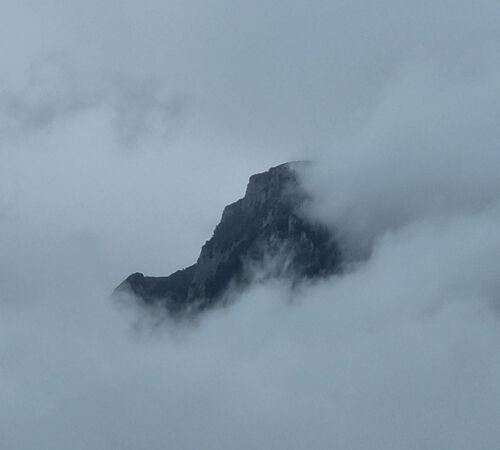 Berge im Nebel