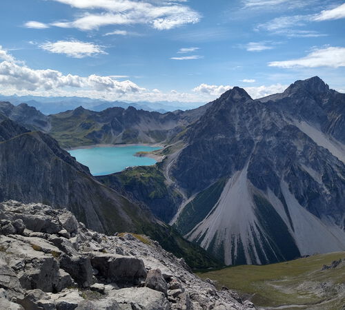 Im Aufstieg zum Saulakopf