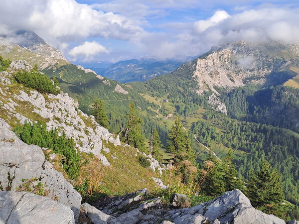 Blick vom Jenner zum Schneibstein