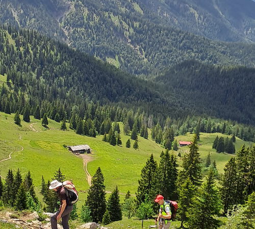 Blick zurück zum Pfanngraben