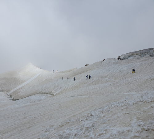 Von wegen einfache Hochtour