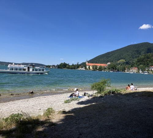 Badestopp am Tegernsee