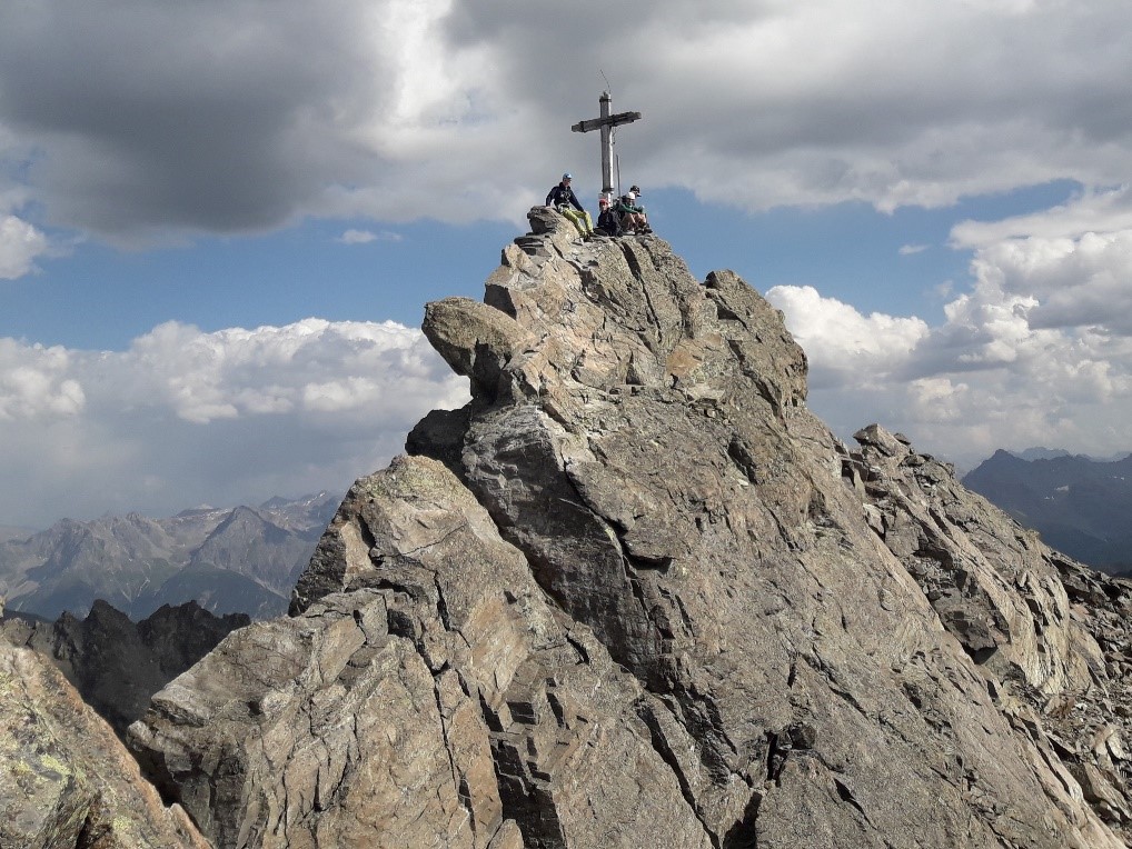 Gipfelglück auf der Dreiländerspitze